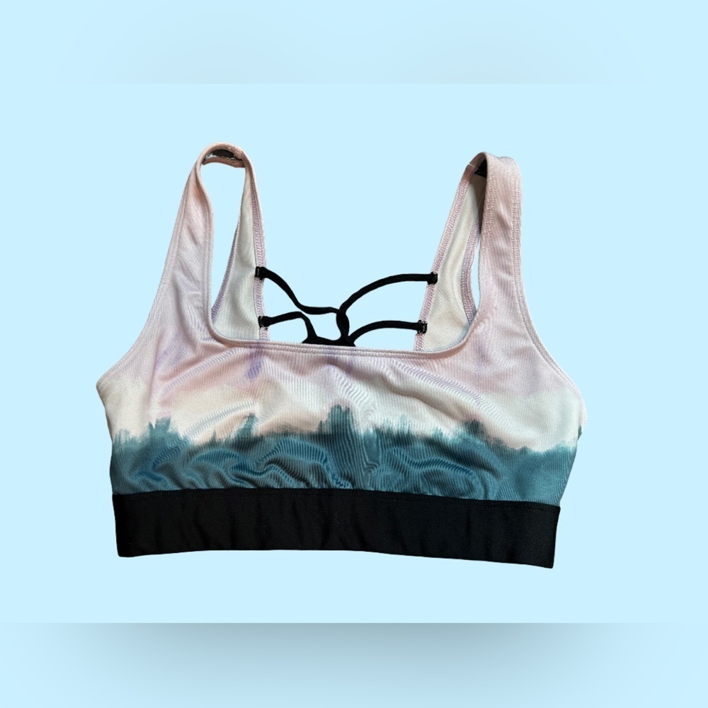 VICTORIAS SECRET PINK STRAPPY BACK BACK SPORTS BRA